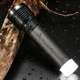 Platinet Torch FlashLight Aluminium 3W Grey