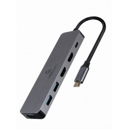 Gembird A-CM-COMBO3-03 USB Type-C 3-in-1 Multi-Port Adapter