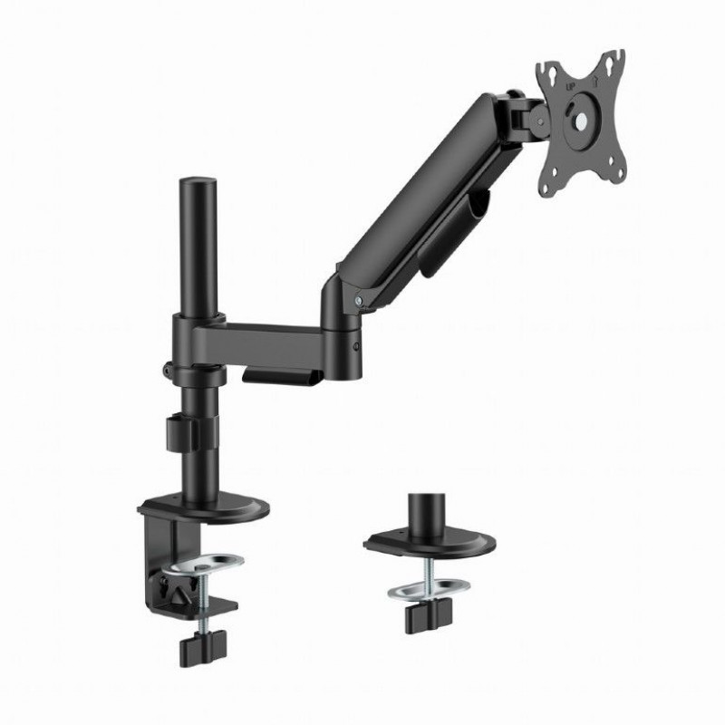 Gembird MA-DA1P-02 Adjustable desk display mounting arm 17"-32" Black