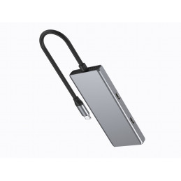 Gembird 4-portos USB3.2 HUB Silver