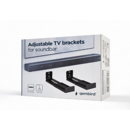 Gembird WM-SB-01 Wall mount for soundbar Black