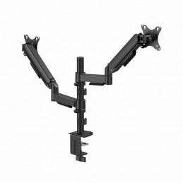Gembird MA-DA2P-02 Adjustable desk 2-display mounting arm 17”-32” Black