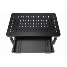 Gembird MS-TABLE-D-01 Adjustable monitor stand with drawer