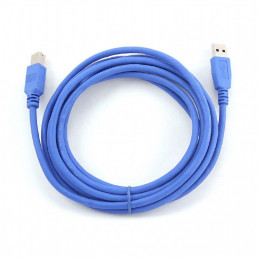 Gembird CCP-USB3-AMBM-10 High End USB 3.0 Cable USB A Male Plug to USB B Male Plug 3m Blue