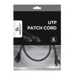 Gembird CAT6 U-UTP Patch Cable 0,25m Black