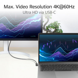 ACT USB 3.0 60W USB Type-C (straight) to USB Type-C (left/right angled) Cable 3m Black
