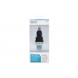 Digitus DA-70157 USB to serial adapter Black