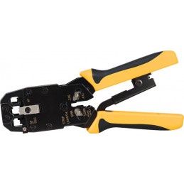 Nestron Moduláris krimpelő fogó; 10P10C, 8P8C(RJ45), 6P6C(RJ12), 6P4C(RJ11), 4P4C, 4P2C