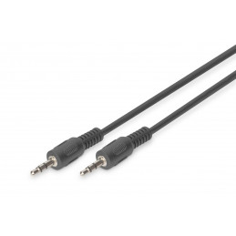 Assmann Audio connection cable, stereo 3.5mm 1,5m Black