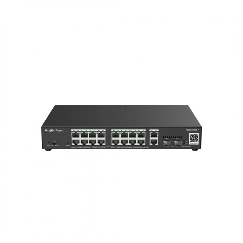 Reyee RG-ES220GS-P 18-Port Gigabit Smart Cloud Managed PoE Switch