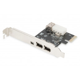 Digitus IEEE 1394a Interface Card, PCIexpress, 3 Port