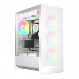Gamdias Aura GC15 ARGB Tempered Glass White