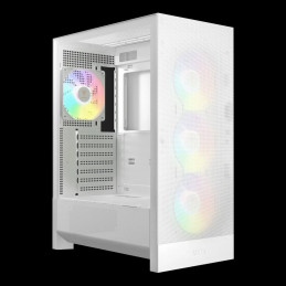 Gamdias Aura GC15 ARGB Tempered Glass White