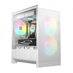 Gamdias Aura GC15M ARGB Tempered Glass White