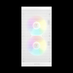 Gamdias Aura GC15M ARGB Tempered Glass White