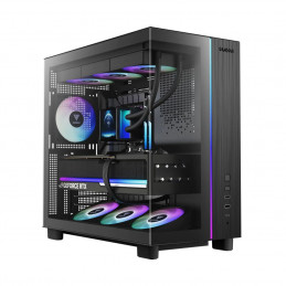 Gamdias Atlas M4 Tempered Glass Black