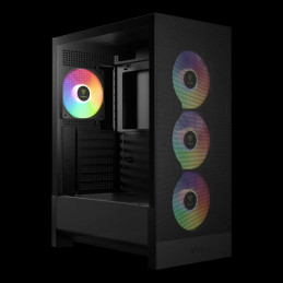 Gamdias Aura GC15 ARGB Tempered Glass Black