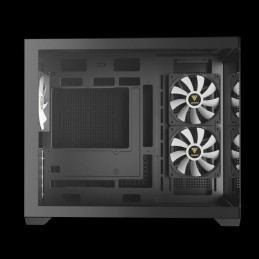 Gamdias Aura GC10M V2 ARGB Tempered Glass Black