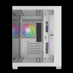 Gamdias Aura GC10M V2 WH ARGB Tempered Glass White