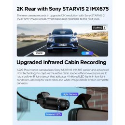 VIOFO A229 Plus 3CH Dash Cam Black
