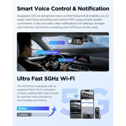 VIOFO A229 Plus 3CH Dash Cam Black