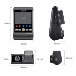 VIOFO A229 Ultra 2CH Dash Cam Black