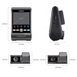 VIOFO A229 Ultra 3CH Dash Cam Black