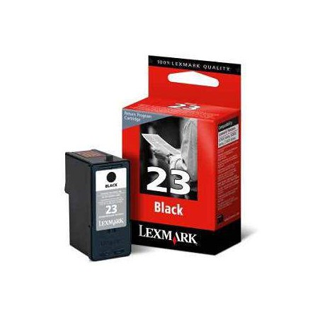 Lexmark 18C1523E [Bk] No.23 fekete eredeti tintapatron