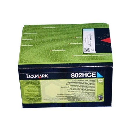 Lexmark [CX410/510] 80C2HCE kék eredeti toner