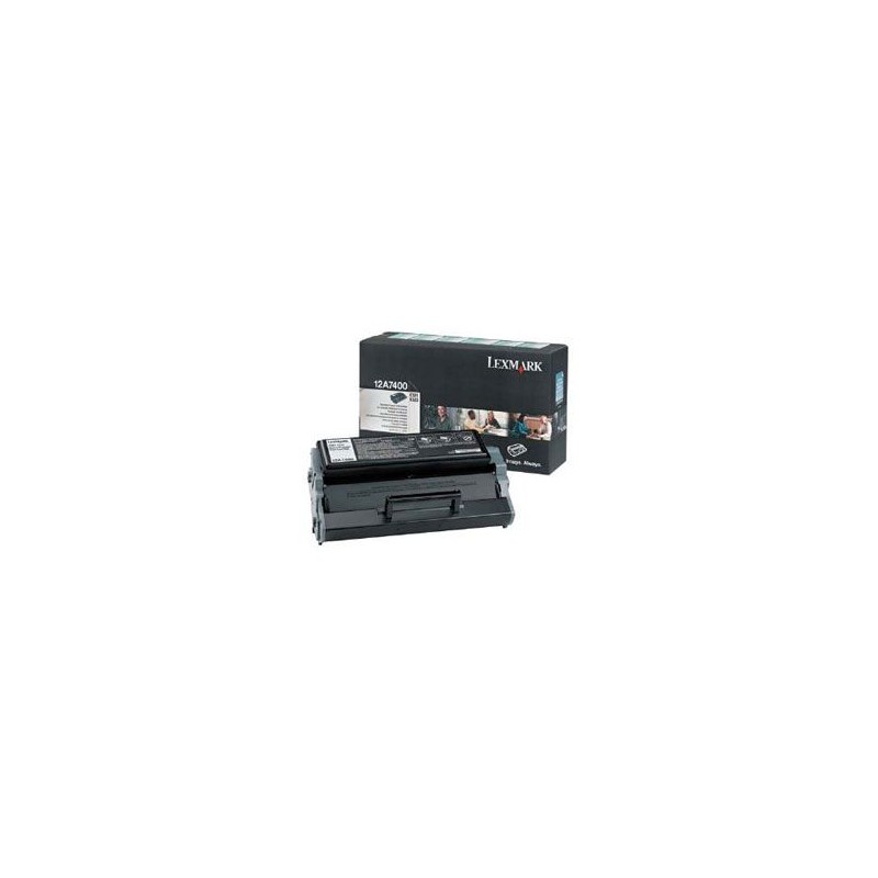 Lexmark [E321/323] 12A7400 fekete eredeti toner