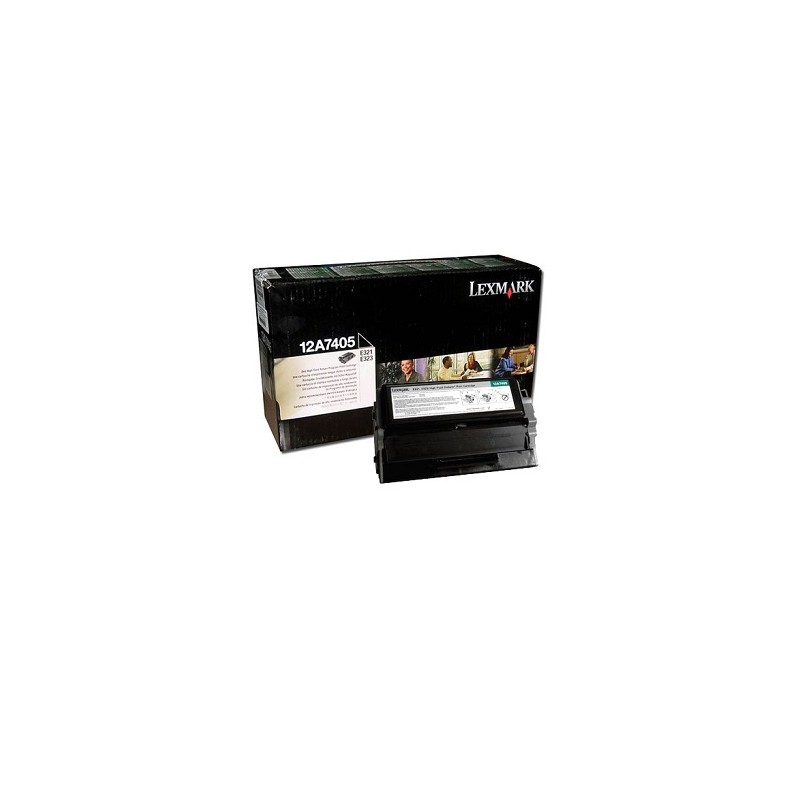 Lexmark [E321/323] 12A7405 fekete eredeti toner