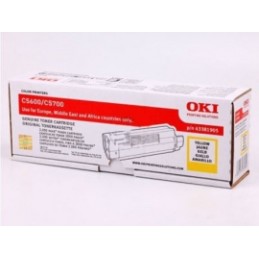 Oki [C5600/5700] 2k sárga eredeti toner (43381905)