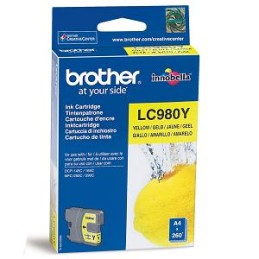 Brother LC980 sárga eredeti tintapatron