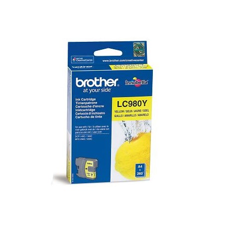 Brother LC980 sárga eredeti tintapatron