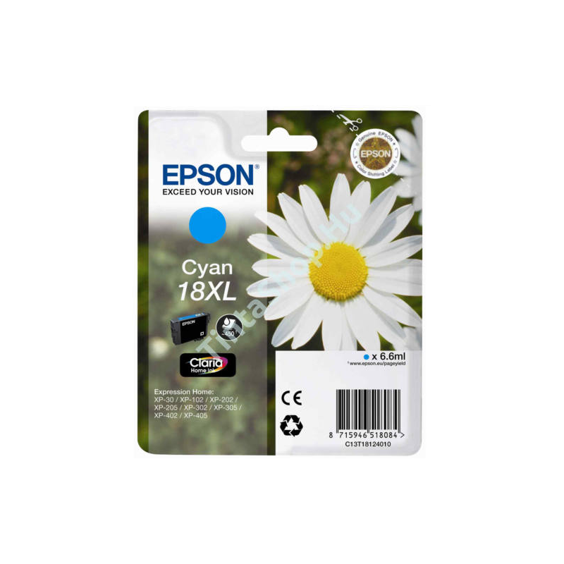 Epson T1812 kék eredeti tintapatron