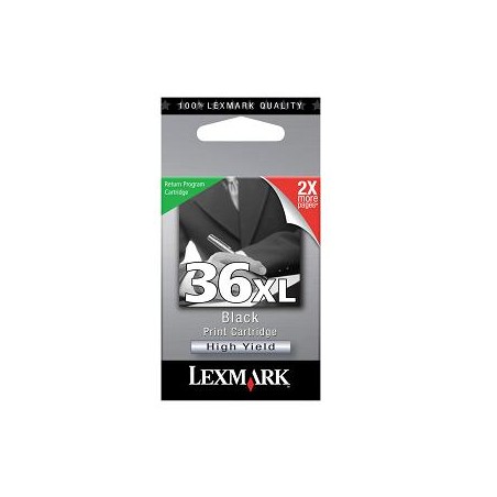 Lexmark 18C2170E [Bk] No.36XL fekete eredeti tintapatron