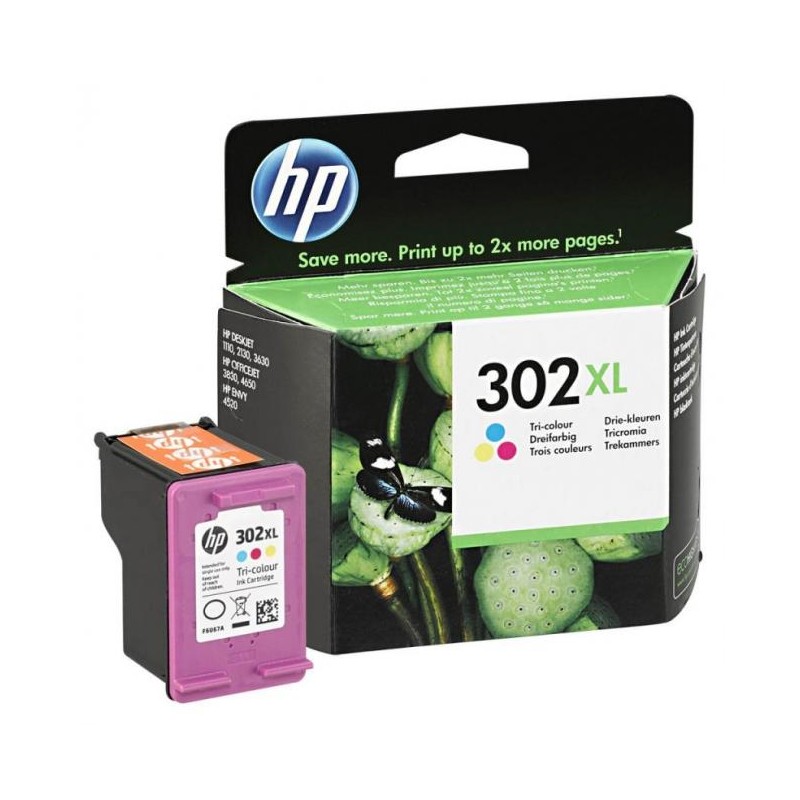 HP F6U67AE No.302XL színes eredeti tintapatron