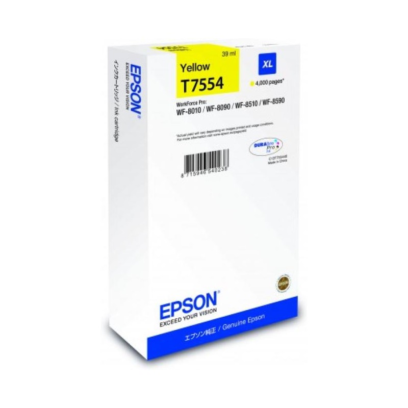 Epson T7554 sárga eredeti tintapatron