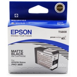 Epson T5808 matt fekete eredeti tintapatron