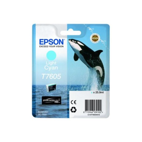 Epson T7605 világoskék eredeti tintapatron