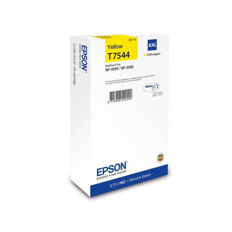 Epson T7544 sárga eredeti tintapatron