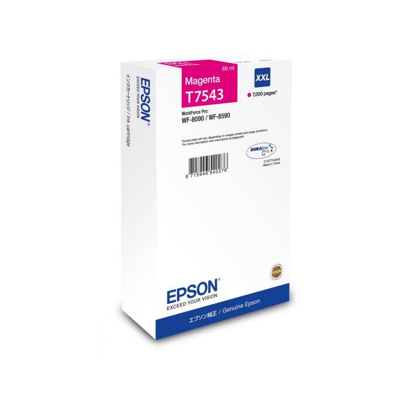 Epson T7543 magenta eredeti tintapatron