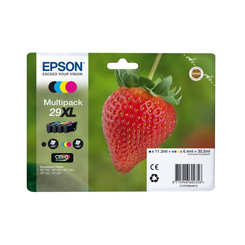 Epson T2996 (B/C/Y/M) eredeti tintapatroncsomag