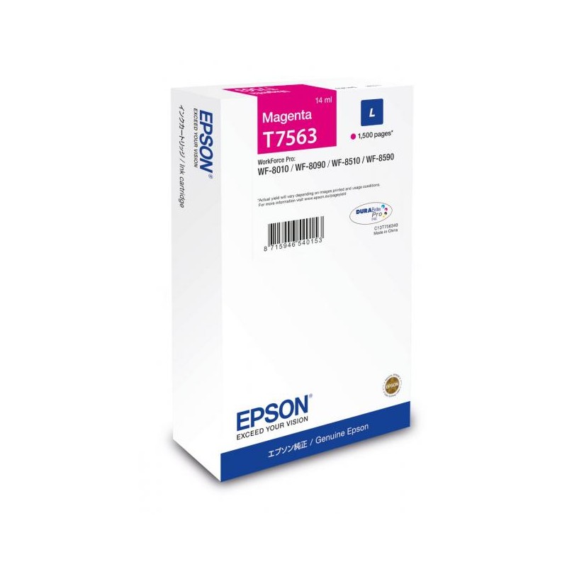 Epson T7563 magenta eredeti tintapatron