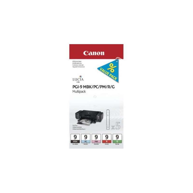 Canon PGI-9 eredeti tintapatron multipack MBK/PC/PM/R/G