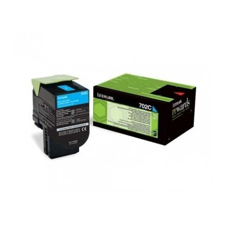 Lexmark [702C] 70C20C0 kék eredeti toner