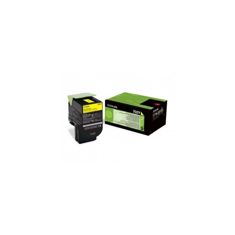 Lexmark [702Y] 70C20Y0 sárga eredeti toner