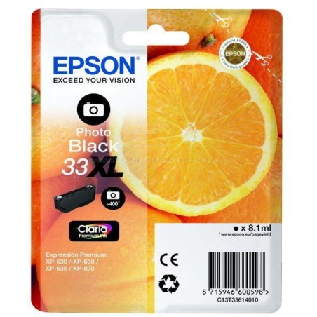 Epson T3361 fekete fotó eredeti tintapatron