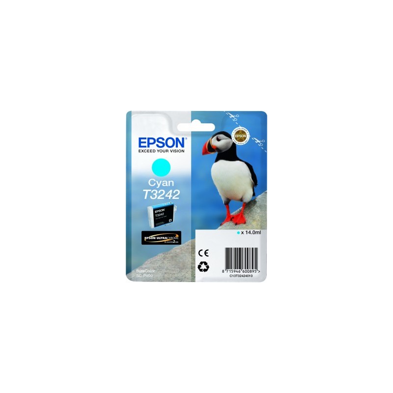 Epson T3242 kék eredeti tintapatron