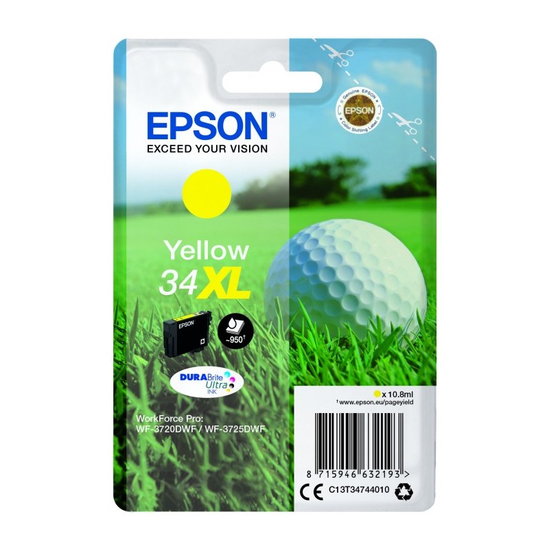 Epson T3474 sárga eredeti tintapatron